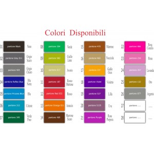 Colori di stampa disponibili